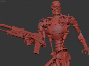 T-800 Terminator 2 Judgment Day V2 3D Print Model