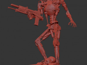 T-800 Terminator 2 Judgment Day V2 3D Print Model