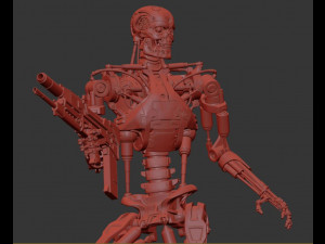 T-800 Terminator 2 Judgment Day V2 3D Print Model