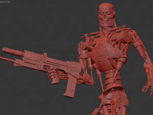 T-800 Terminator 2 Judgment Day V2 3D Print Model