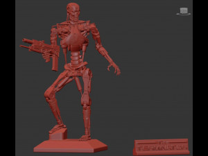 T-800 Terminator 2 Judgment Day V2 3D Print Model
