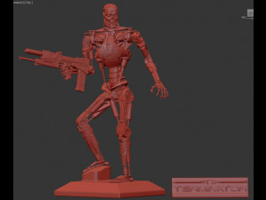 T-800 Terminator 2 Judgment Day V2 3D Print Model