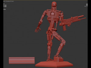 T-800 Terminator 2 Judgment Day V2 3D Print Model