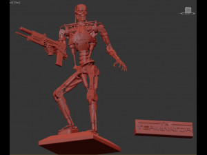 T-800 Terminator 2 Judgment Day V2 3D Print Model