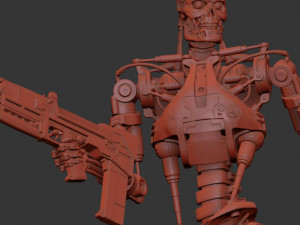 T-800 Terminator 2 Judgment Day V2 3D Print Model