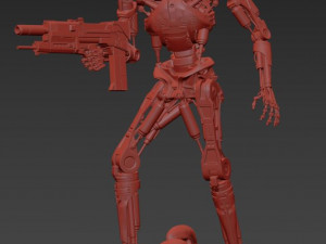 T-800 Terminator 2 Judgment Day V1 3D Print Model