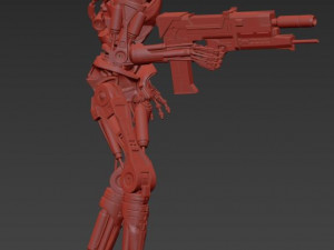 T-800 Terminator 2 Judgment Day V1 3D Print Model