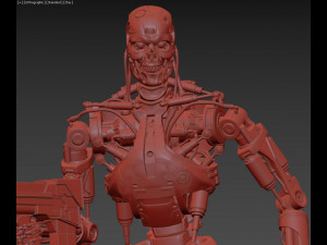 T-800 Terminator 2 Judgment Day V1 3D Print Model