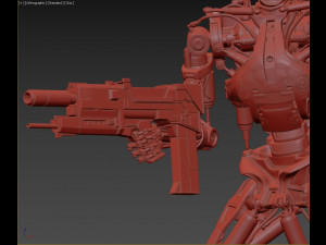 T-800 Terminator 2 Judgment Day V1 3D Print Model