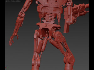 T-800 Terminator 2 Judgment Day V1 3D Print Model