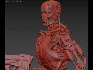 T-800 Terminator 2 Judgment Day V1 3D Print Model