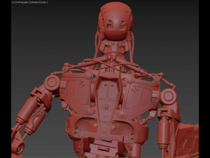 T-800 Terminator 2 Judgment Day V1 3D Print Model