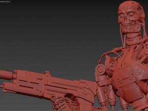 T-800 Terminator 2 Judgment Day V1 3D Print Model
