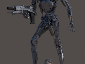 T-800 Terminator 2 Judgment Day V1 3D Print Model