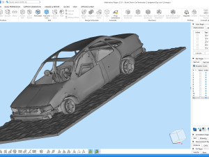 Burnt Down Car N1 Terminator 2 Judgment Day 3D Baskı Modeli