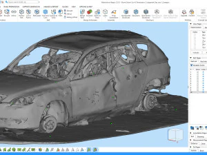 Burnt Down Car N2 Terminator 2 Judgment 3D Print Model