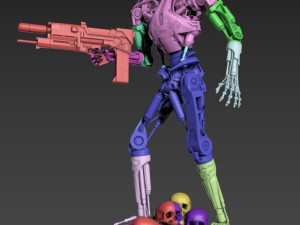 T-800 Terminator 2 Judgment Day V1 High Detal 3D Print Model