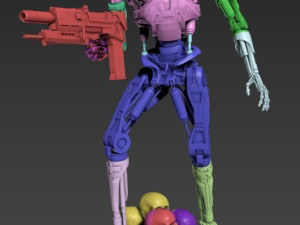T-800 Terminator 2 Judgment Day V1 High Detal 3D Print Model