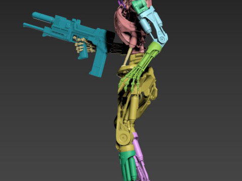 T-800 Terminator 2 Judgment Day V3 3D Print Model