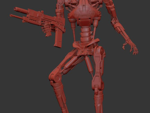 T-800 Terminator 2 Judgment Day V3 3D 프린트 모델
