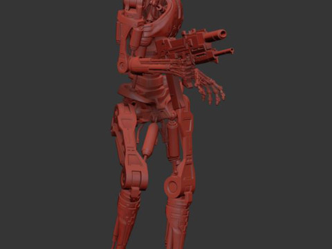 T-800 Terminator 2 Judgment Day V3 3D 프린트 모델