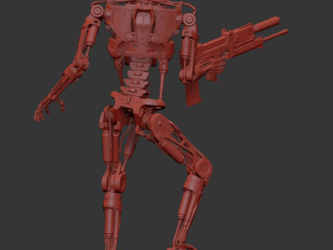 T-800 Terminator 2 Judgment Day V3 3D 프린트 모델