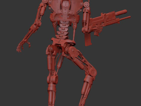 T-800 Terminator 2 Judgment Day V3 3D 프린트 모델
