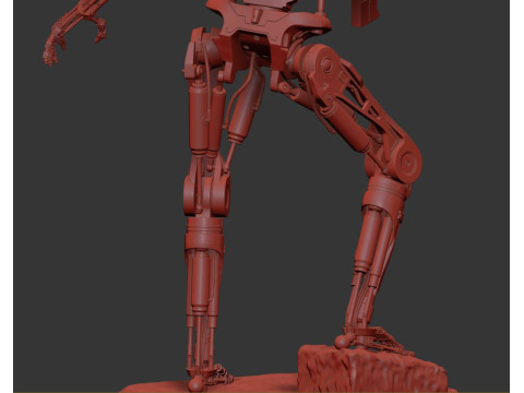 T-800 Terminator 2 Judgment Day V3 3D 프린트 모델