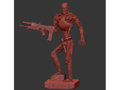 T-800 Terminator 2 Judgment Day V3 3D 프린트 모델