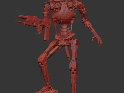 T-800 Terminator 2 Judgment Day V3 3D 프린트 모델
