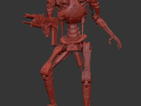 T-800 Terminator 2 Judgment Day V3 3D 프린트 모델