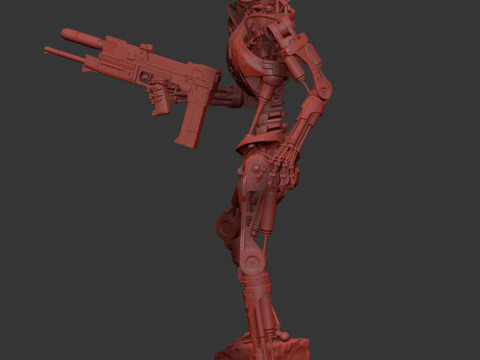 T-800 Terminator 2 Judgment Day V3 3D 프린트 모델