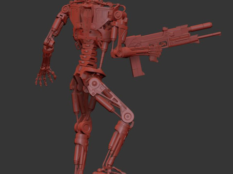 T-800 Terminator 2 Judgment Day V3 3D 프린트 모델