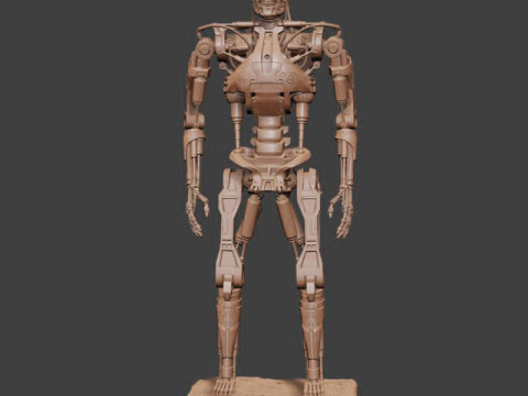 T-800 Terminator V2 3D प्रिंट मॉडल