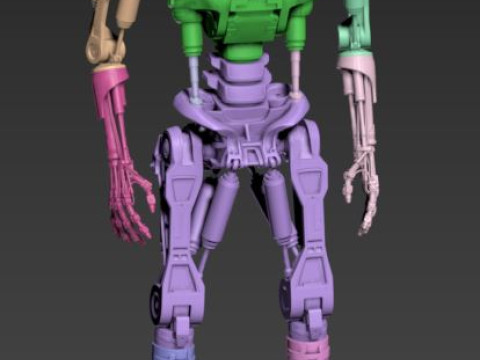 T-800 Terminator V2 Modelo de Impressão 3D