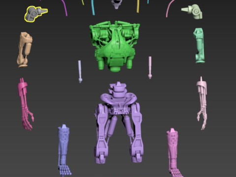 T-800 Terminator V2 Modelo de Impressão 3D