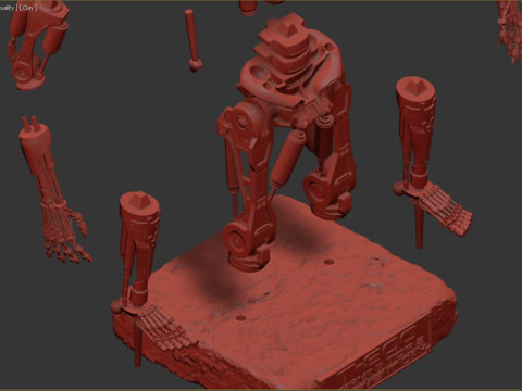 T-800 Terminator V2 Modelo de Impressão 3D