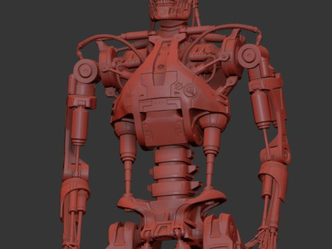 T-800 Terminator V2 Modelo de Impressão 3D