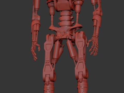 T-800 Terminator V2 Modelo de Impressão 3D