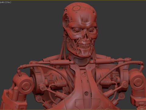 T-800 Terminator V2 Modelo de Impressão 3D