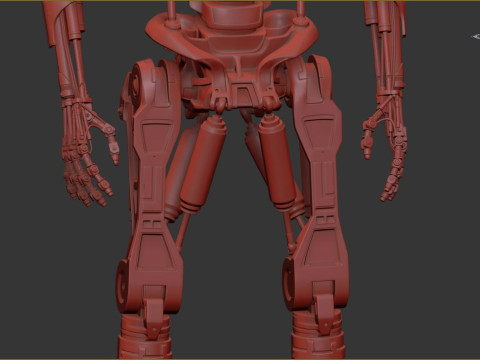 T-800 Terminator V2 Modelo de Impressão 3D
