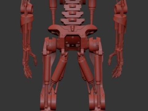 T-800 Terminator V2 Modelo de Impressão 3D