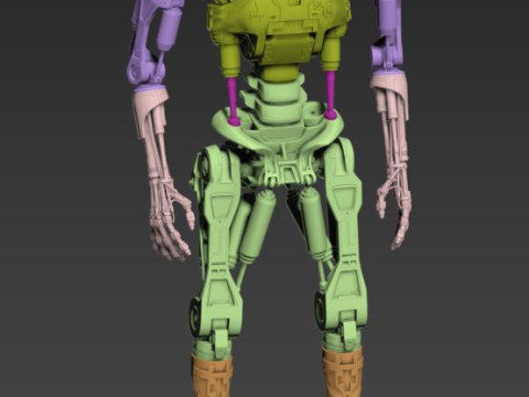 T-800 Terminator V2 Modelo de Impressão 3D