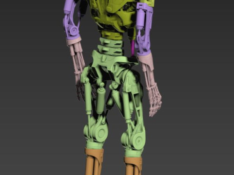 T-800 Terminator V2 Modelo de Impressão 3D