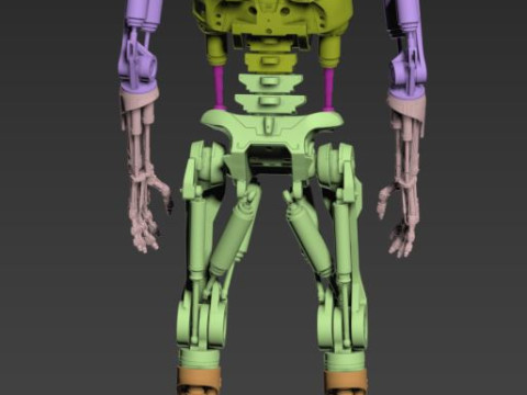 T-800 Terminator V2 Modelo de Impressão 3D