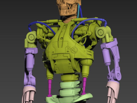 T-800 Terminator V2 Modelo de Impressão 3D