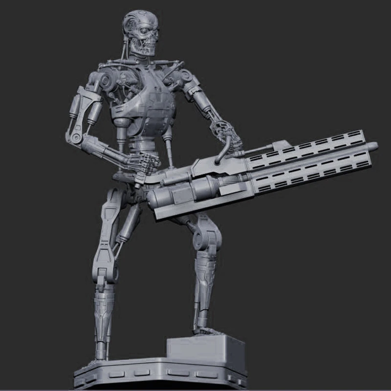 O TERMINADOR T-800 V2 Modelo de Impressão 3D .c4d .max .obj .3ds .fbx .stl .blend 