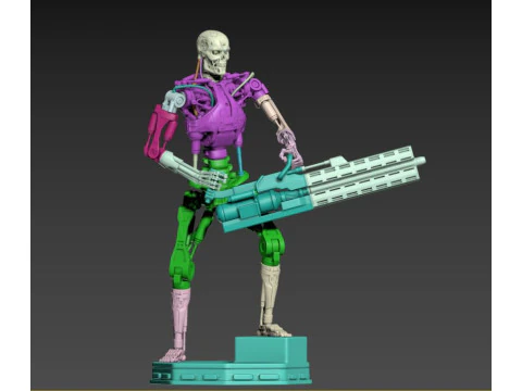 O TERMINADOR T-800 V2 Modelo de Impressão 3D