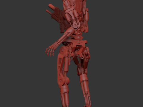 T-800 Terminator 2 Judgment Day V3 High Detal 3Dプリントモデル