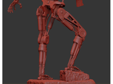 T-800 Terminator 2 Judgment Day V3 High Detal 3Dプリントモデル